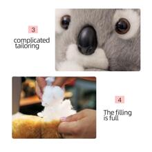 1入組考拉設計毛絨玩具 - 灰色 - 查看 8