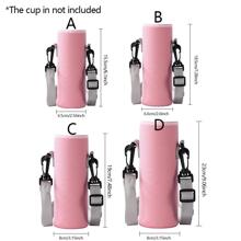 1 Bình Nước Giá Đỡ Bình Nước Có Dây Đeo Vai - Hồng - Xem 3