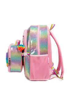 Ba lô trang trí hình trái tim 3 chiếc cho bé gái & Hộp đựng bút chì & Túi hộp đựng đồ ăn trưa - Nhiều màu - Xem 4