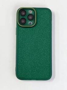 金屬亮絲素色手機外殼 - 綠色 - 查看 5