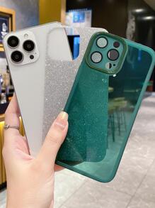 金屬亮絲素色手機外殼 - 綠色 - 查看 3