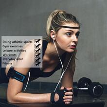 8 件男孩運動髮帶,彈性運動頭帶防滑,兒童和男士細頭帶,足球跑步健身運動髮帶,黑色、白色、藍色、灰色 - 彩色 - 查看 5