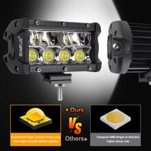 5 Inch 130W White Spot Lights Car Light Replacements - White - View 3