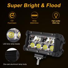 5 Inch 130W White Spot Lights Car Light Replacements - White - View 2