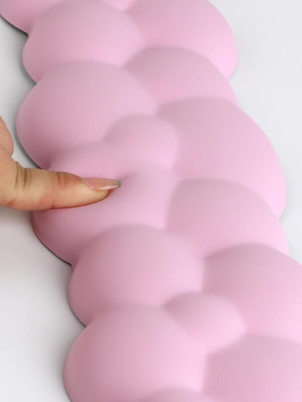 2pcs Cloud Shaped Keyboard Wrist Rest & Mouse Pad With Wrist Support