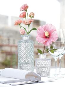 14pcs Clear Glass Vase Set Bud Vases For Flowers In Bulk For Rustic Wedding Home Table Decor,Home Decor,Flower Vase,Centerpiece,Table Decor - Clear - View 2