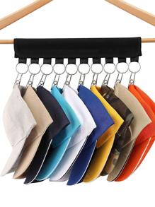 免打孔帽收納夾 - 黑色 - 查看 1