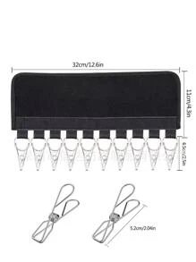 免打孔帽收納夾 - 黑色 - 查看 7