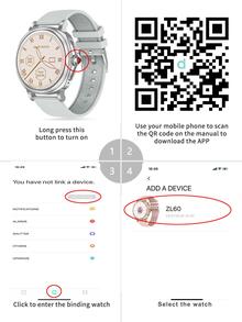 Multifunctional Smart Sports Women's Watch - Grey - View 11