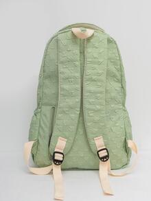 Chicas Mochila funcional con dibujos animados conejo colgante - Verde - Ver 5