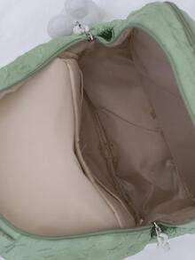 Chicas Mochila funcional con dibujos animados conejo colgante - Verde - Ver 6