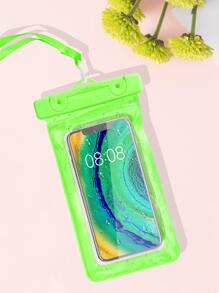 Túi đựng điện thoại màn hình cảm ứng chống nước HD 1 cái cho lặn - màu xanh lá - Xem 2