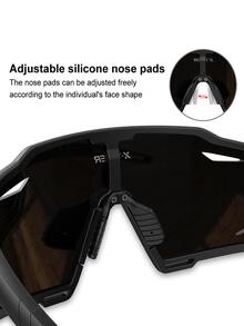 1 副偏光眼镜运动男式女式眼镜公路多色骑行眼镜和 5 片镜片