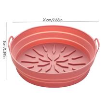 1 pieza Pan de pizza de silicona plegable