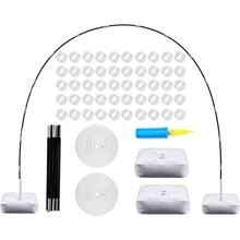 Adjustable Balloon Arch kit with Base  9Ft Tall &10Ft Wide Adjustable Balloon Arch Stand Party Backdrop Decoration Tool for Wedding Birthday Baby Shower Halloween Christmas Party - 彩色 - 查看 1