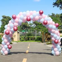 Adjustable Balloon Arch kit with Base  9Ft Tall &10Ft Wide Adjustable Balloon Arch Stand Party Backdrop Decoration Tool for Wedding Birthday Baby Shower Halloween Christmas Party - 彩色 - 查看 6