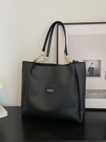 链条装饰手提单肩包，适合女士书包，返校背包，大容量，便携，商务休闲，适合少女、女大学生、新人及白领人士，非常适合返校、大学、开学第一天、中学、高中、工作、商务、通勤