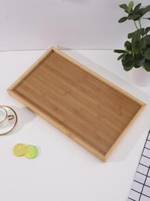 1pc Wooden Desktop Decoration Craft Best Gifts Birthday Plates Kitchen Accessories Kitchen Decor Table Tray Trays Fruit Tray Tray Decor Graduation - Apricot - View 4