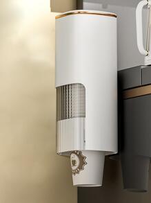 1入組掛壁式免打孔乳液分配器 - 白色 - 查看 2