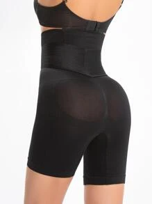 Solid Shapewear Bottoms - Black - View 6