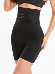 Solid Shapewear Bottoms - Black - View 4