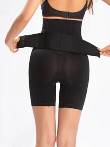 Solid Shapewear Bottoms - Black - View 5