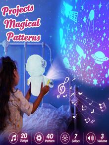 1入組宇航員設計毛絨玩具 - 白色 - 查看 7