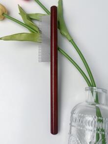 1 pieza Peine para mascota de dos tonos - Marrón Mocha - Ver 3