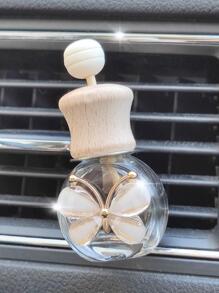 Butterfly Decor Car Air Outlet Chai làm mát - trắng - Xem 2