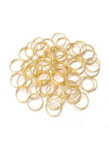 件裝時尚 4-20 毫米金色開口跳環開口環連接器適用於鑰匙扣製造珠寶配件