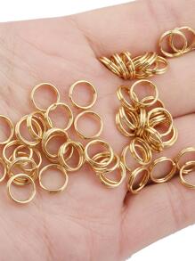 件裝時尚 4-20 毫米金色開口跳環開口環連接器適用於鑰匙扣製造珠寶配件
