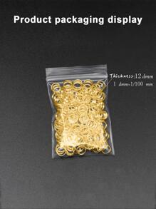 件裝時尚 4-20 毫米金色開口跳環開口環連接器適用於鑰匙扣製造珠寶配件