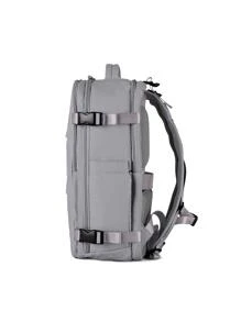 Floless Men's Travel Backpack, Work Bag, Portable, Waterproof Business Large Capacity Daily Backpack, Weekend Travel Bag, Laptop Backpack With USB Charging Port, College Bag, Computer Bag, Gift, Fits 15.6 Inch Laptop - Grey - View 7