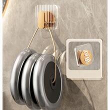 1pc Wall Mounted Wall Hook - Gold - View 3