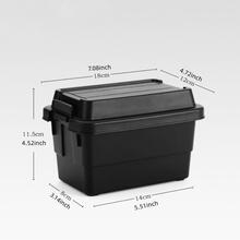 1pc Outdoor Tabletop Mini-Storage Box, Storage Box, Salt And Pepper Shaker Storage Box, Camping Barbecue Tools, Storage Box Sundries - Beige - View 5