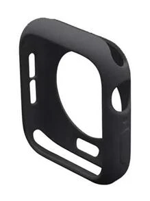 1入組蘋果智能手機矽膠手錶套,適用於45mm、49mm、38mm、40mm、41mm、42mm、44mm的 Apple Watch 錶帶,適用於 Ultra/se/8/7/6/5/4/3/2/1 系列 - 黑色 - 查看 2