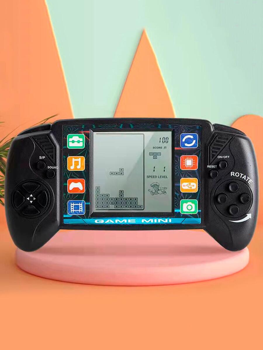 1 pieza con estampado de dibujos animados consola de juego - Negro - Ver 1