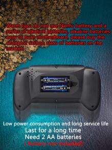 1 pieza con estampado de dibujos animados consola de juego - Negro - Ver 3