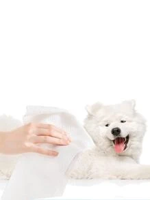 12pcs Pet Gentle Cleaning Wipes: Keep Your Dog & Cat's Eyes, Paws, Claws, Ears, Butt, Hair, Chin Clean & Healthy! - Multicolor - View 5