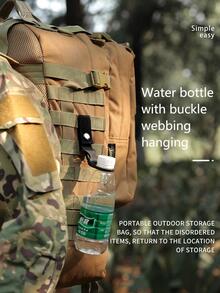 Outdoor Portable Water Bottle Hook - Black - View 3