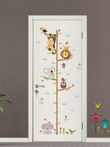 卡通動物圖案牆貼 - 彩色 - 查看 2