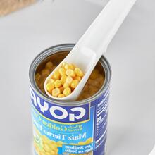 1pc Multifunction Colander Spoon - White - View 2