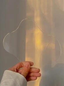 Geometric Design Clear Coaster - Clear - View 5