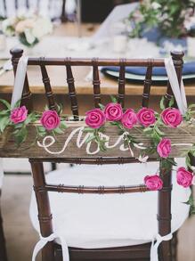 50/150入組人工泡沫花pe玫瑰熊材料情人節禮物diy糖果盒花環裝飾婚禮裝飾新娘手腕花手提花材料家庭派對禮物裝飾 - 玫紅色 - 查看 4