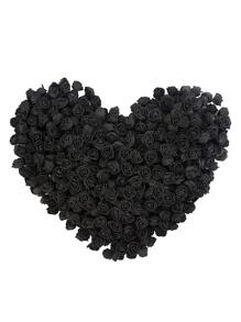 50PCS/150PCS Artificial Foam Flowers PE Roses Teddy Bear Material Valentine'S Day Gifts Diy Candy Box Garland Material Wedding Decoration Bride Wrist Flower Hand Holding Flower Material Home Party Gift Decoration - Black - View 1