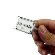 Bộ giá đỡ dao cạo, 2 dụng cụ chăm sóc râu bằng thép không gỉ không cần lưỡi cắt tóc - Bạc - Xem 4