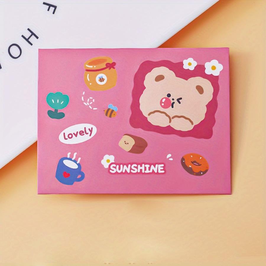 1pc Cartoon Postcard - Pink - View 1