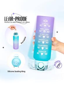 1 chai nước ombre - Màu xanh Cadet - Xem 3