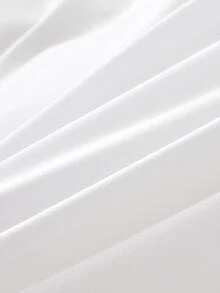 Pom Pom Decor Duvet Cover Set Without Filler - White - View 6