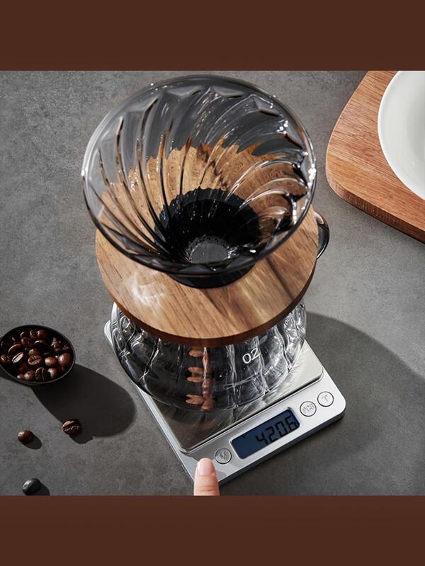 1 pc Borosilicate Glass Stemless Funnel SHEIN